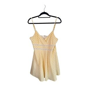 Altar’d State Yellow and White Floral Dress size XL